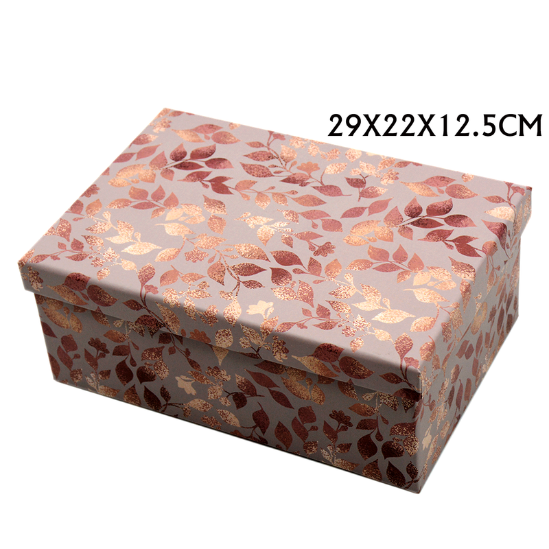 RECTANGLE PAPER GIFT BOX ASSTD -6  |  29x22x12.5cm