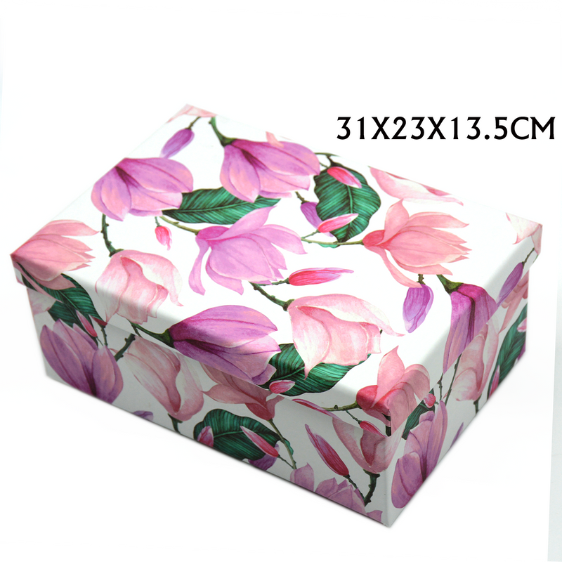 RECTANGLE PAPER GIFT BOX ASSTD -7 | 31x23x13.5cm