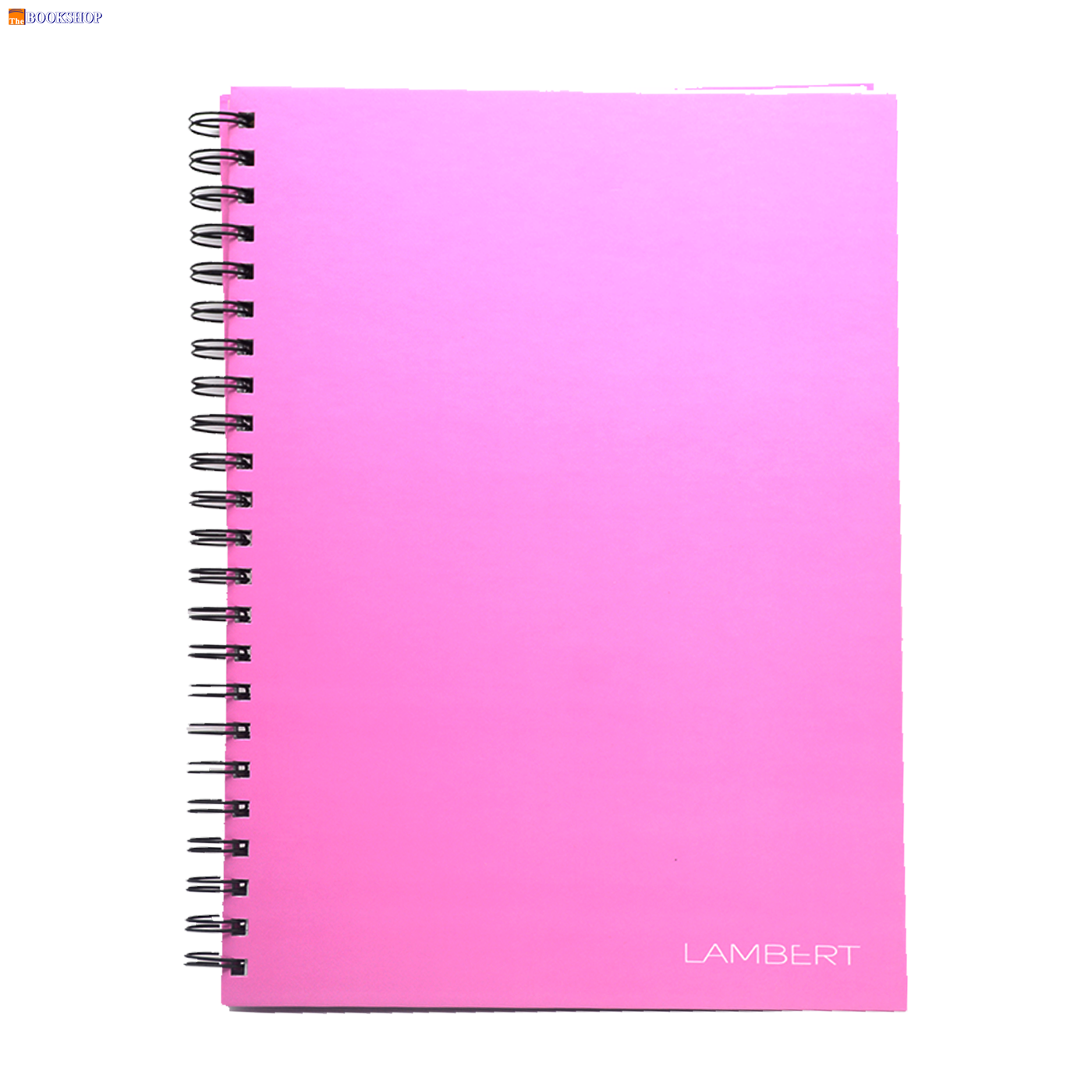 LAMBERT WIRE-O HARD COVER NOTEBOOK SINGLE LINE A4 100SHT PINK