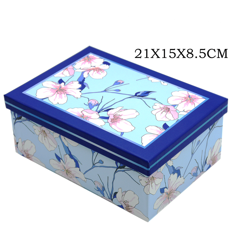 RECTANGLE PAPER GIFT BOX W/DESIGN SYC403/SYC405-2 | 21x15x8.5cm