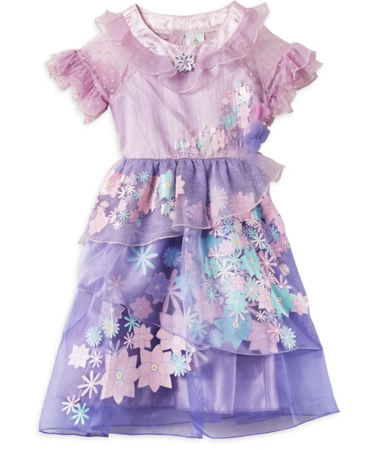 DISNEY ENCANTO ISABELLA COSTUME DRESS 5-6YRS