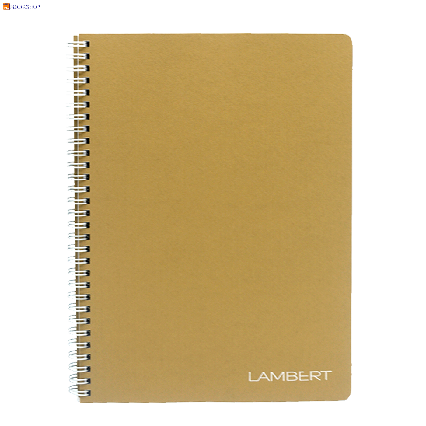 LAMBERT WIRE-O CARD COVER LINE EXERCISE NOTE BOOK B5 100SHT- AVANA