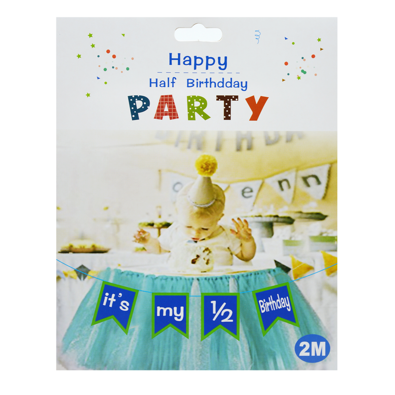 PARTY FUN CROWN HAPPY BIRTHDAY LETTER BANNER