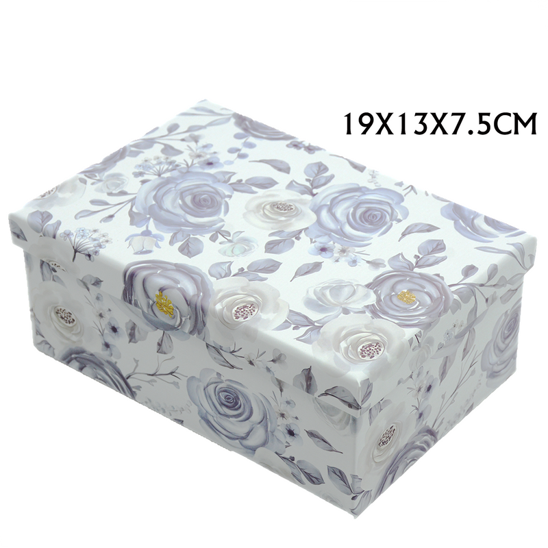 RECTANGLE PAPER GIFT BOX ASSTD-1SMALL |  19x13x7.5cm