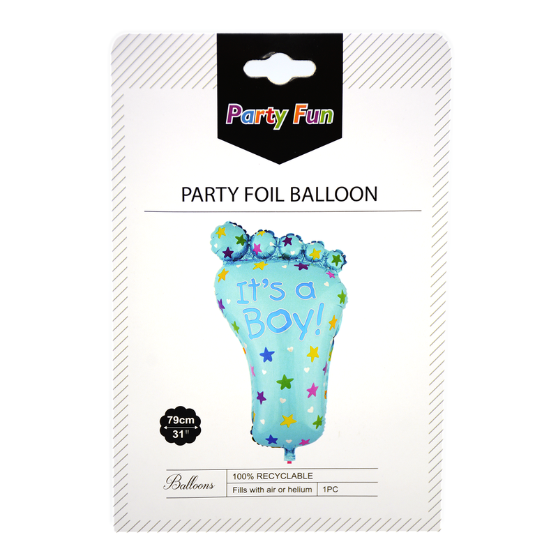 IT'S A BOY FOIL BALLOON 1PCS/CARD