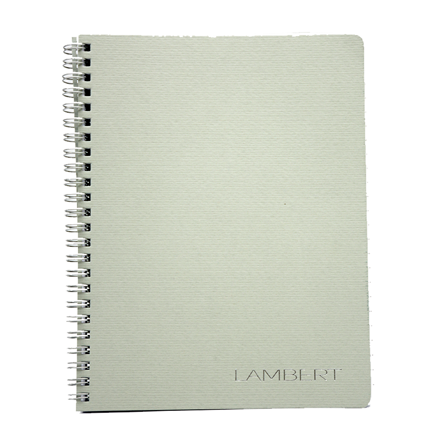 LAMBERT WIRE-O CARD COVER LINE EXERCISE NOTE BOOK A5 80SHT- PERLA