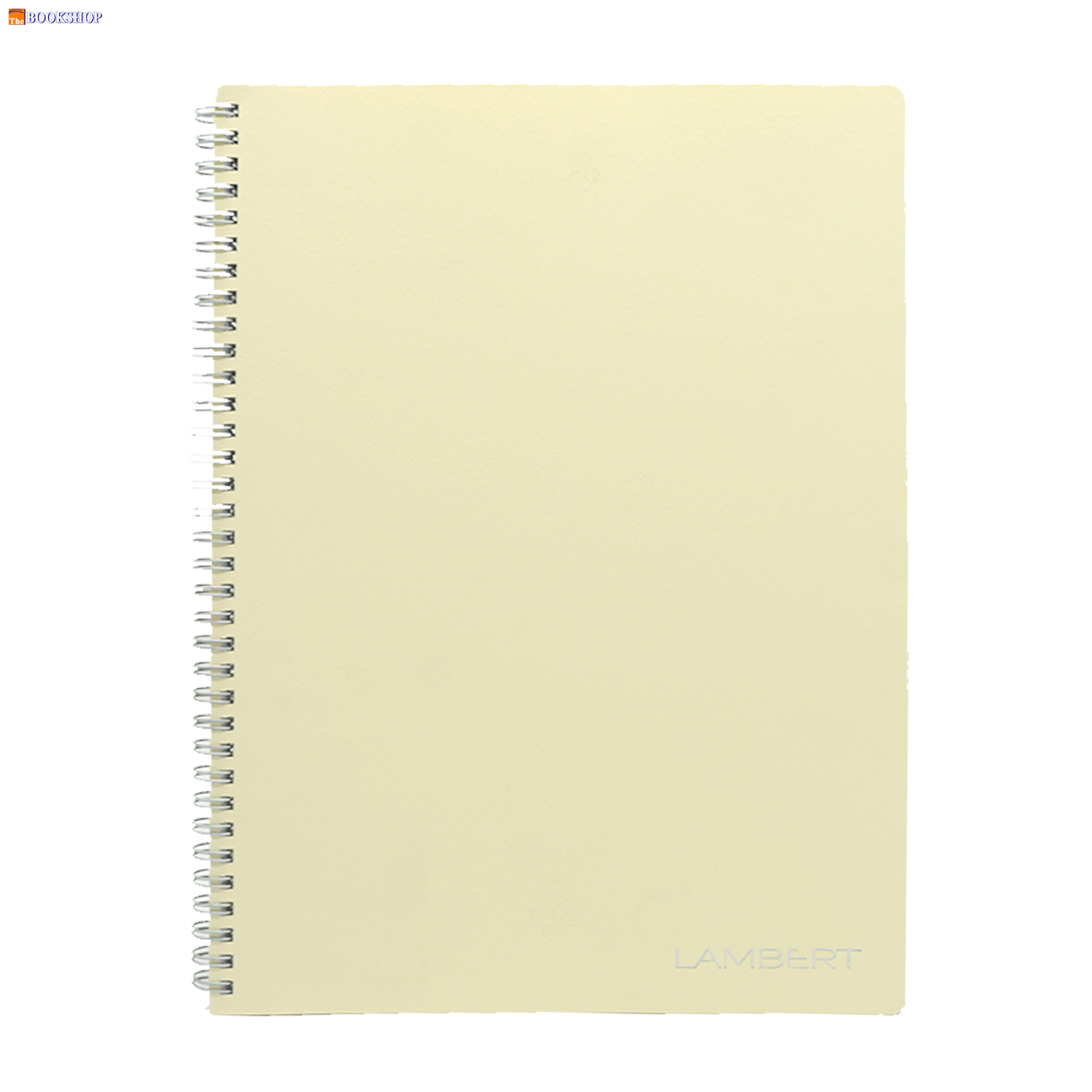 LAMBERT WIRE-O CARD COVER LINE EXERCISE NOTE BOOK A4 100SHT-AVORIO