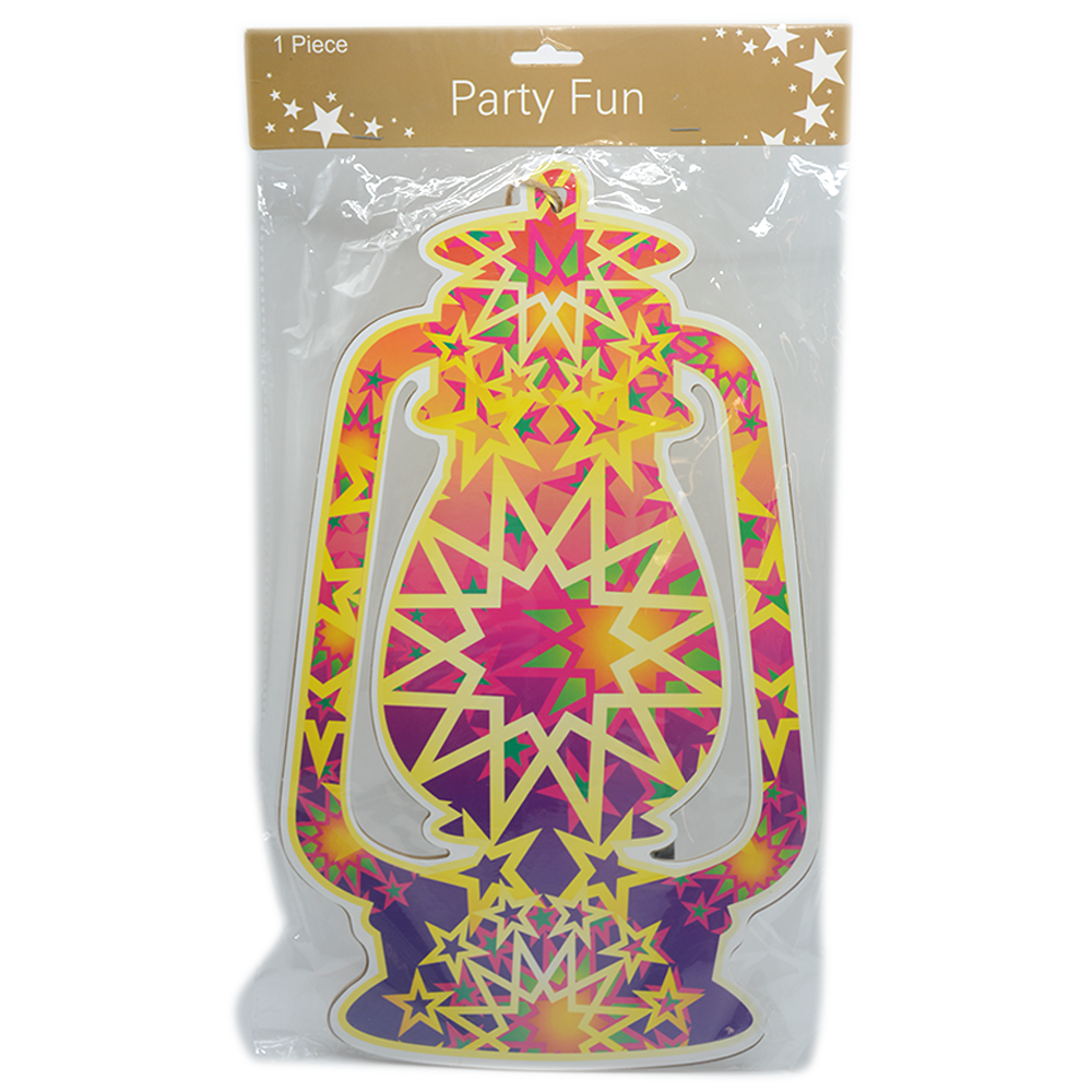 PARTY FUN WOODEN FANOOS 39.5X23.5CM 0848355