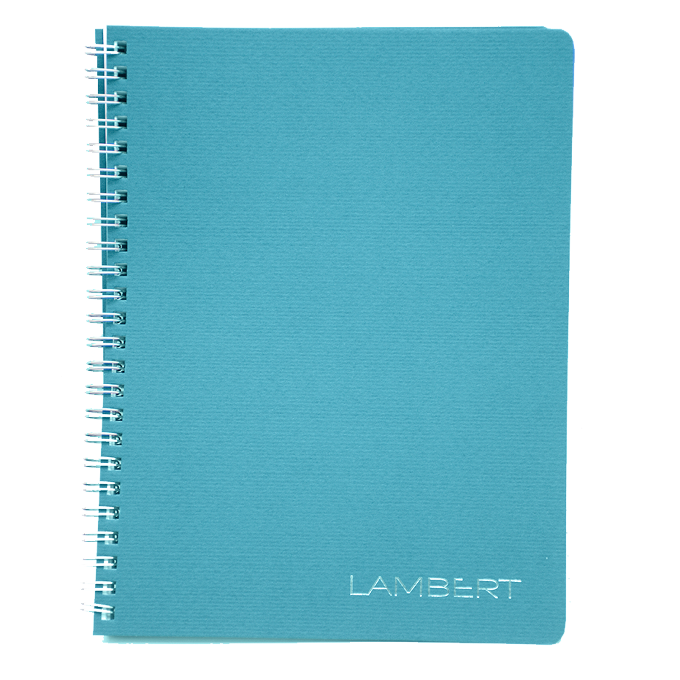 LAMBERT WIRE-O CARD COVER LINE EXERCISE NOTE BOOK A5 80SHT- AZZURE MARE
