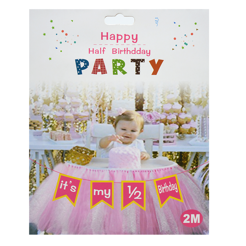 PARTY FUN CROWN HAPPY BIRTHDAY LETTER BANNER