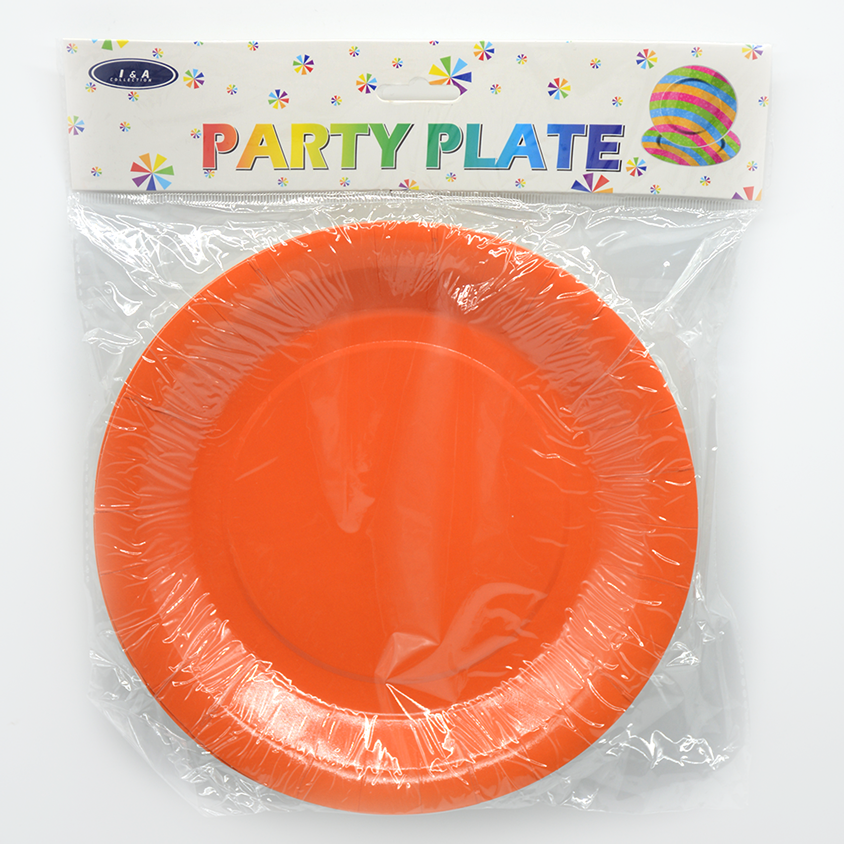 KANARI PAPER PLATE 7" 6PCS SET PASTEL PINK