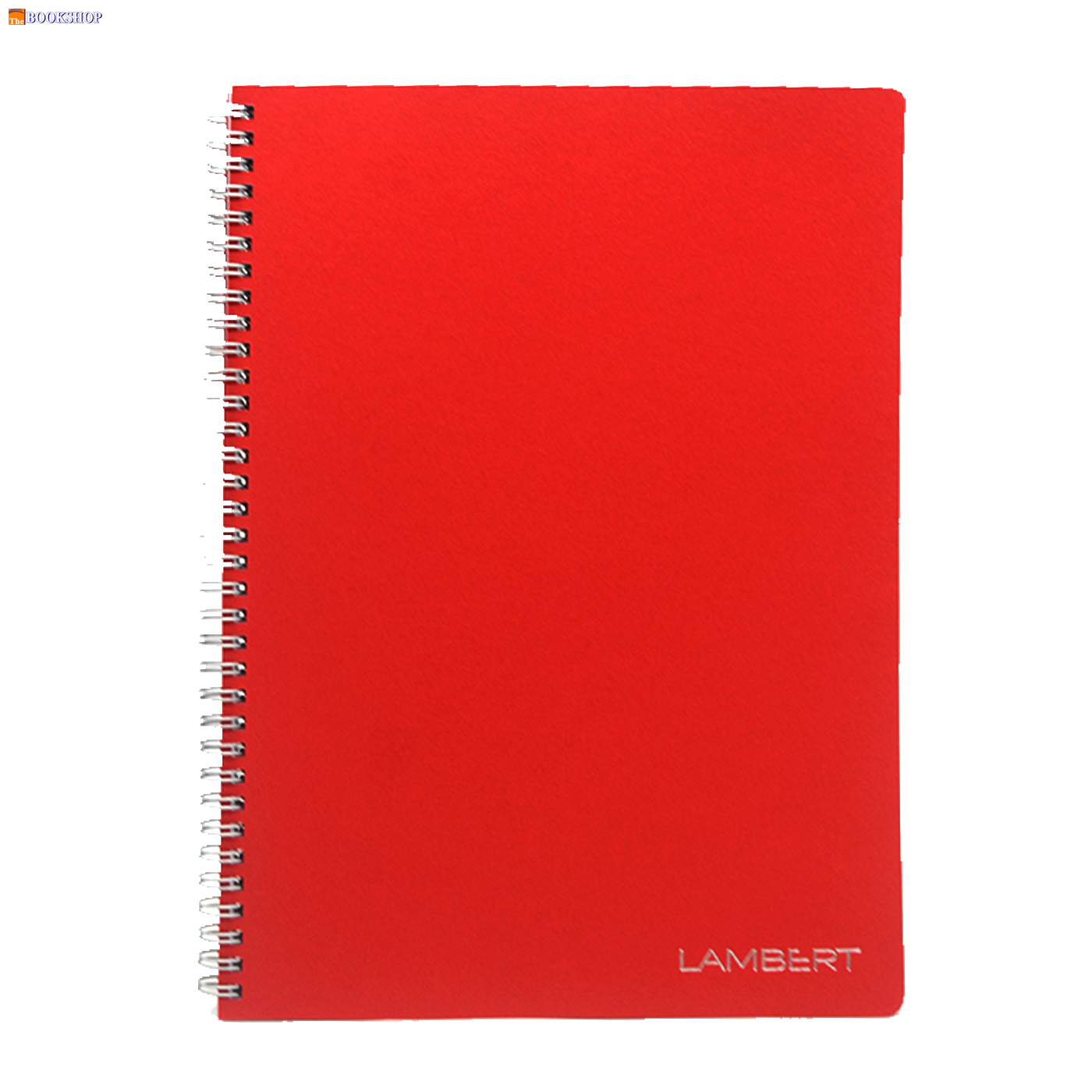 LAMBERT WIRE-O CARD COVER LINE EXERCISE NOTE BOOK A4 100SHT- ROSSO FUCCO