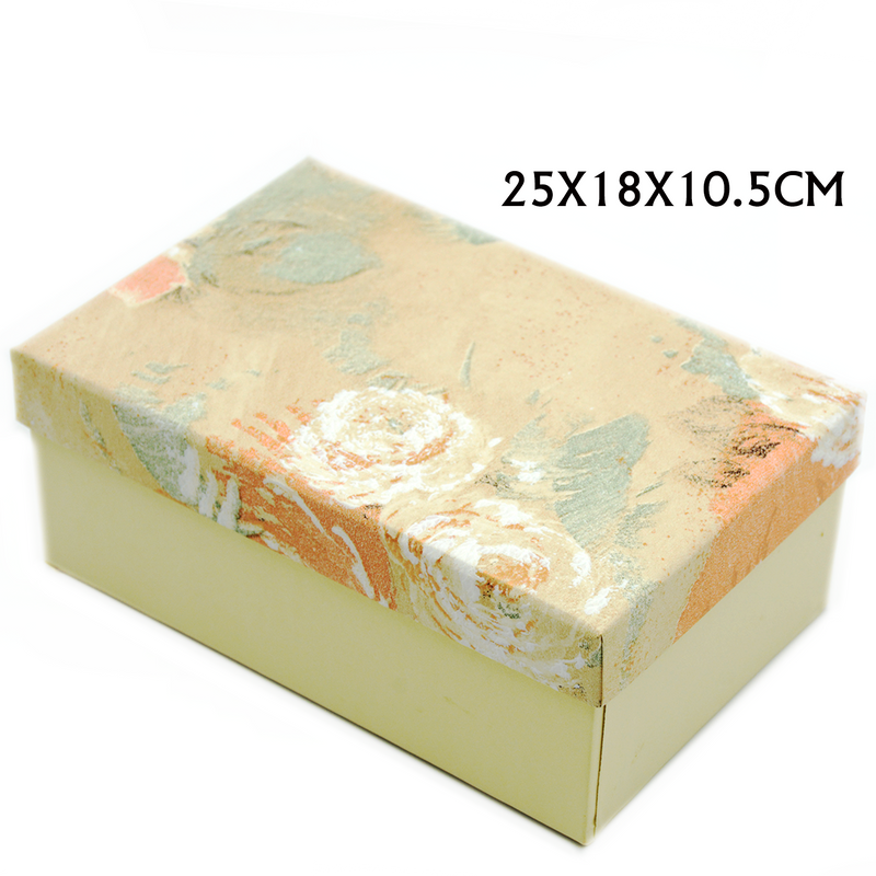 RECTANGLE PAPER GIFT BOX W/DESIGN SYC403/SYC405-4 | 25x18x10.5cm