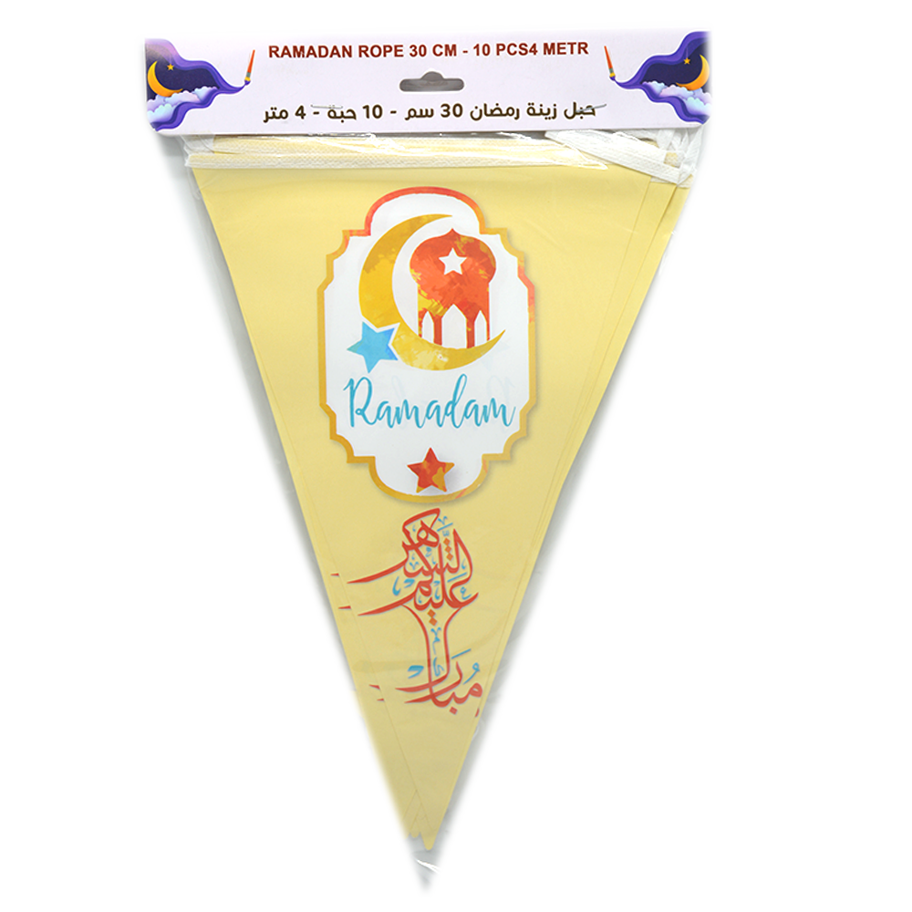 ITALO TRIANGULAR RAMADAN BANNER 10PCS SET PT-4M-1