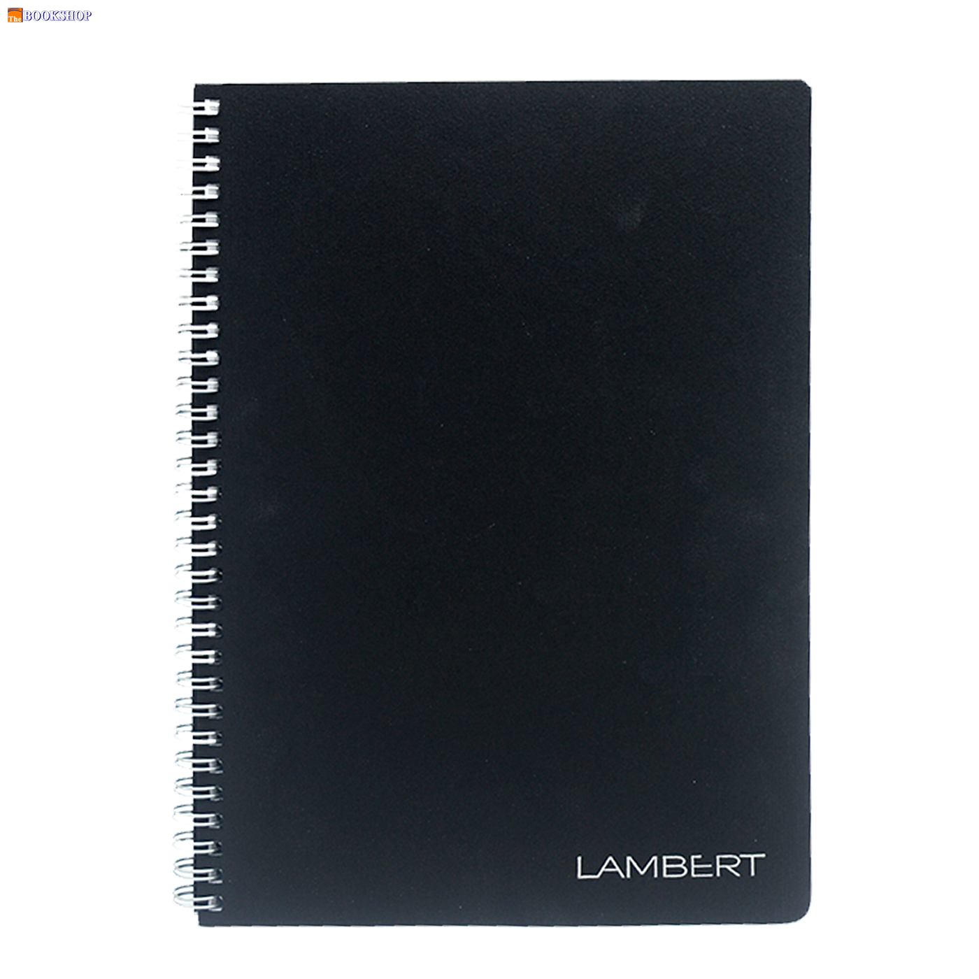LAMBERT WIRE-O CARD COVER LINE EXERCISE NOTE BOOK B5 100SHT- NERO