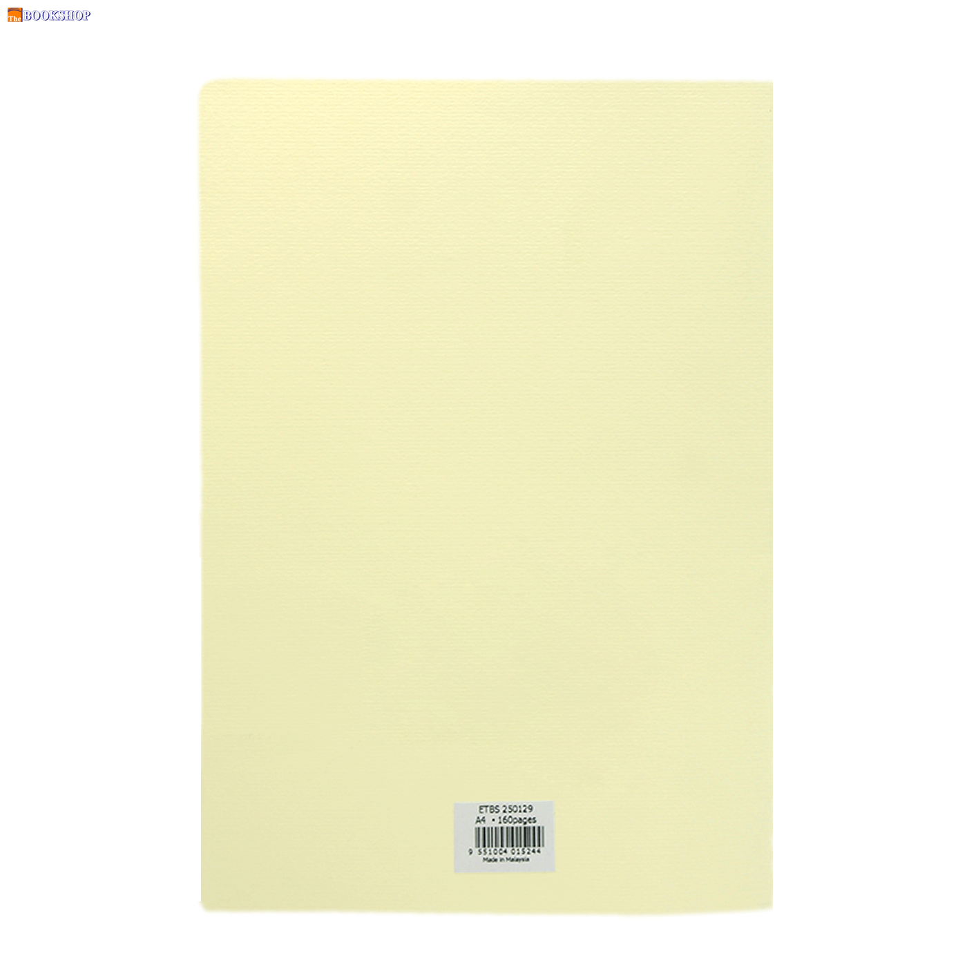 LAMBERT CARD COVER 1LINE EXERCISE NOTEBOOK A4 160PAGES-AVORIO