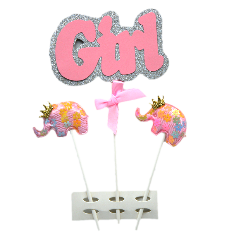 KANARI CAKE TOPPER "GIRL3PCS SET PINK