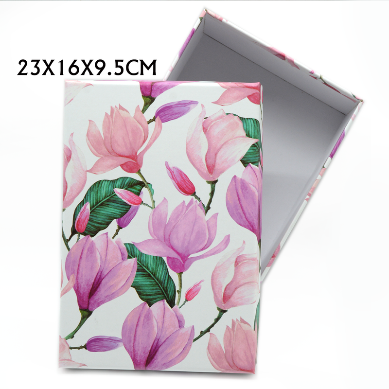 RECTANGLE PAPER GIFT BOX ASSTD-3  | 23x16x9.5cm