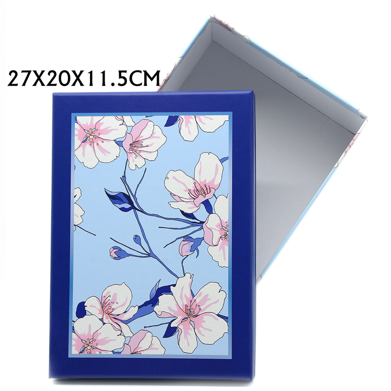 RECTANGLE PAPER GIFT BOX ASSTD-5  | 27x20x11.5cm