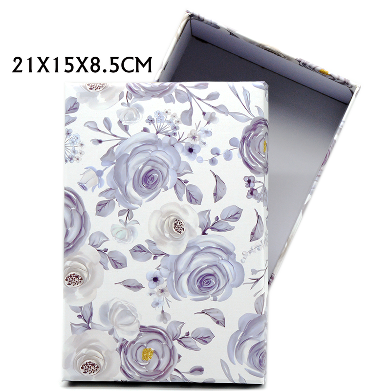 RECTANGLE PAPER GIFT BOX ASSTD -2 | 21x15x8.5cm