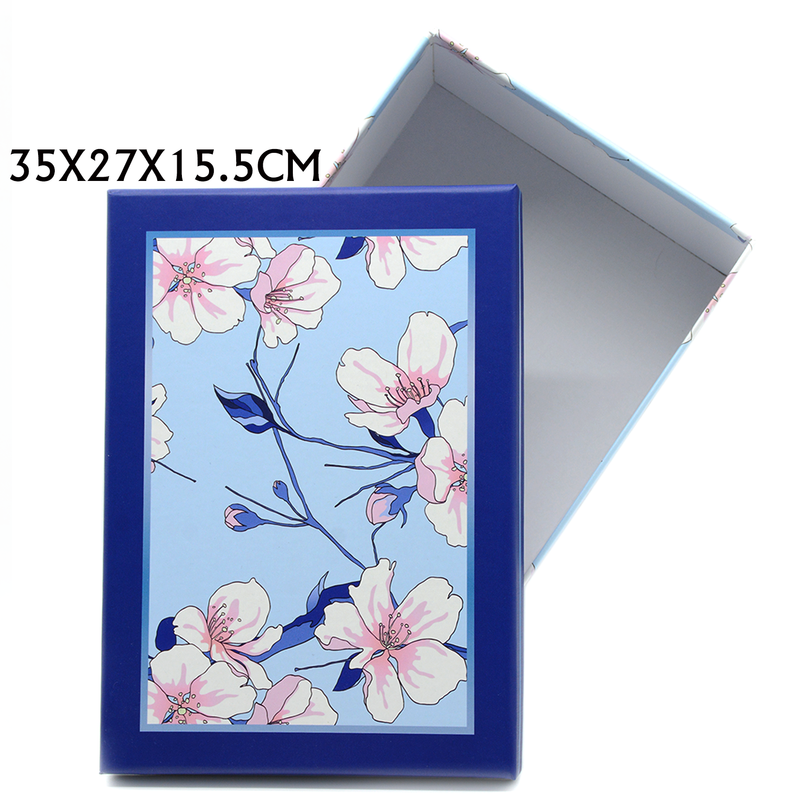 RECTANGLE PAPER GIFT BOX ASSTD -9  | 35x27x15.5cm