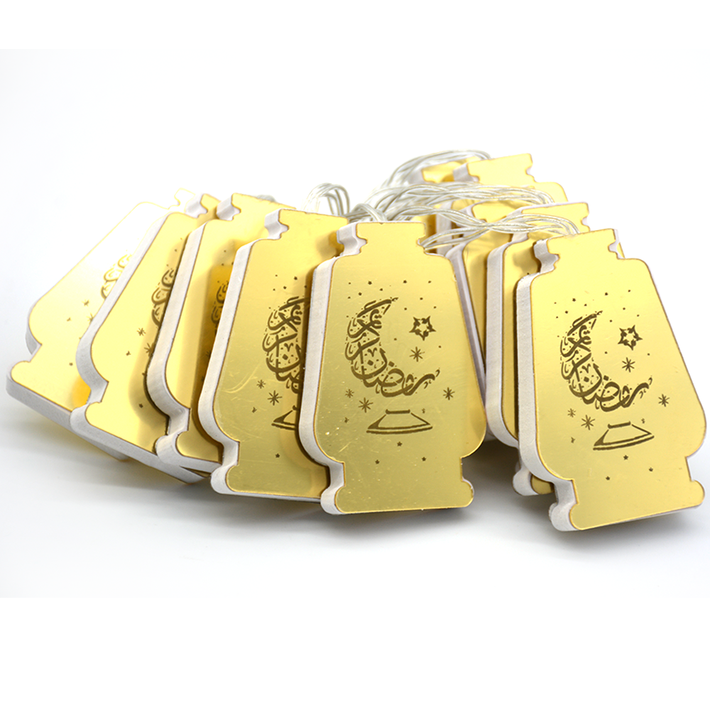 RAMADAN 10PCS FANOOS SHAPE HANGING LIGHT DECO