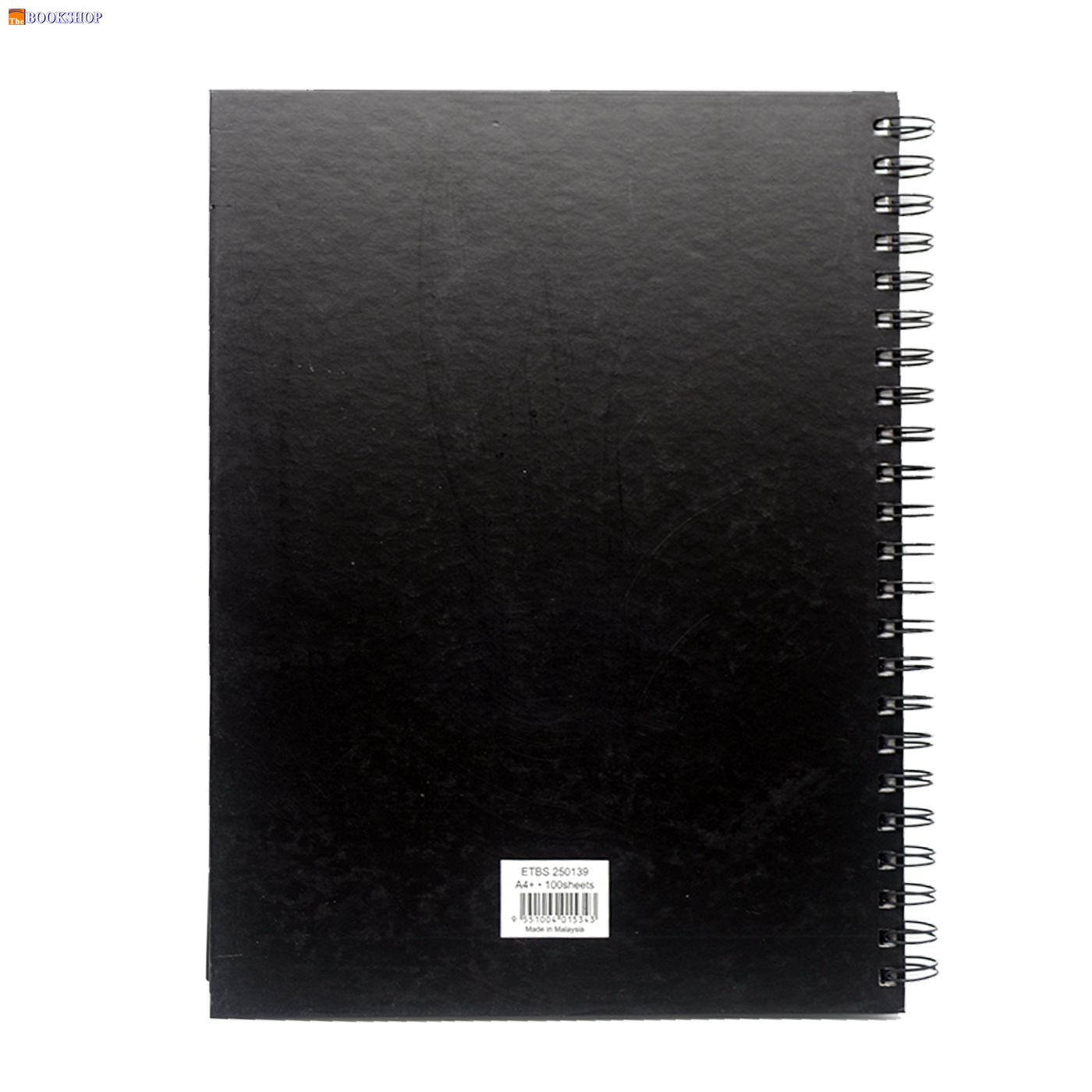 LAMBERT WIRE-O HARD COVER NOTEBOOK SINGLE LINE A4 100SHT BLACK
