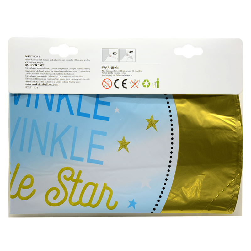 I&A COLLECTION FOIL BALLOON 5PCS SET -TWINKLE TWINKLE