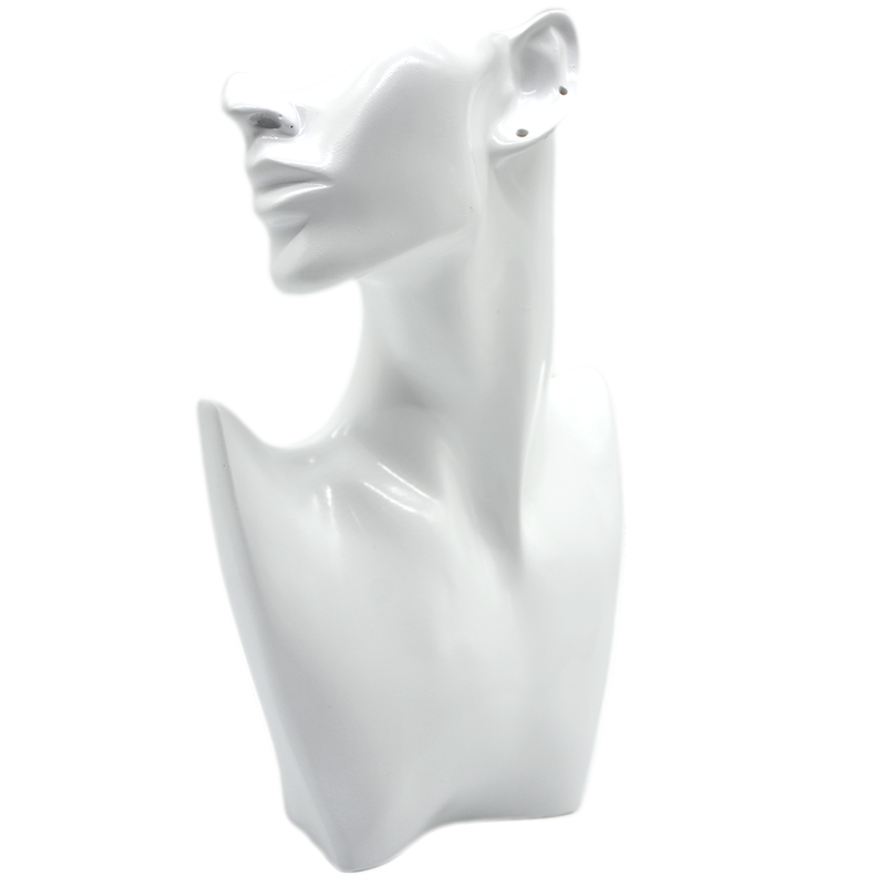 NECKLACE&EARRING JEWELLERY STAND- WHITE