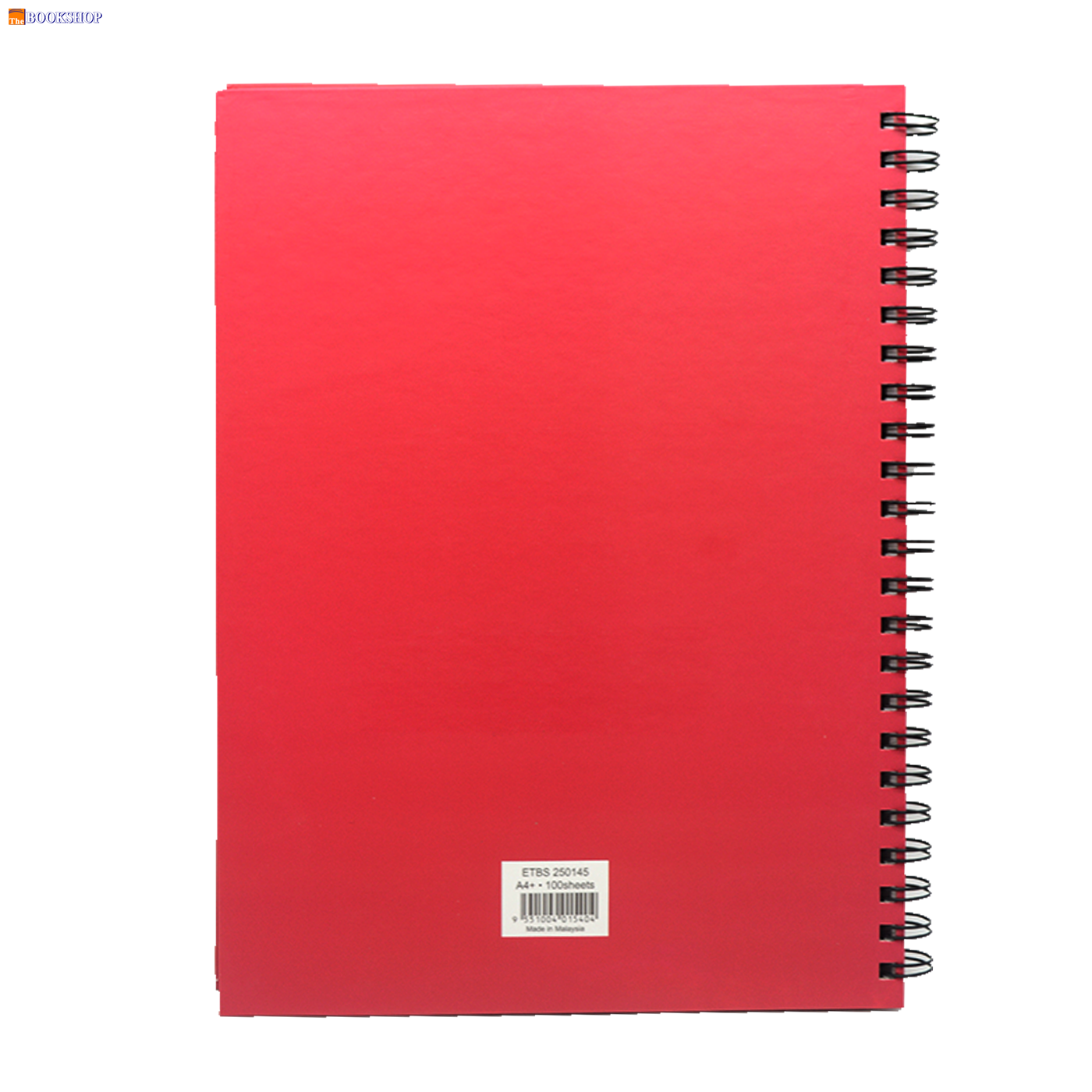LAMBERT WIRE-O HARD COVER NOTEBOOK SINGLE LINE A4 100SHT BERRY