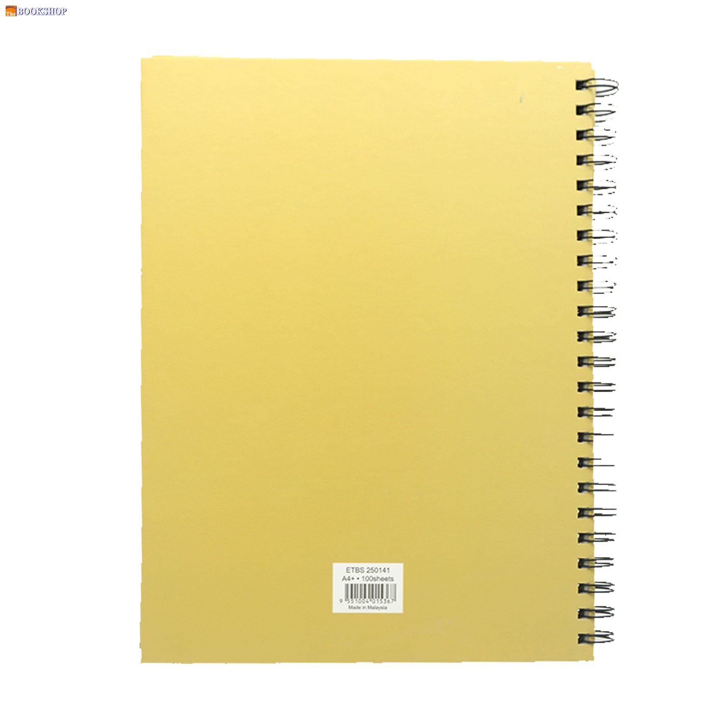 LAMBERT WIRE-O HARD COVER NOTEBOOK SINGLE LINE A4 100SHT SAND