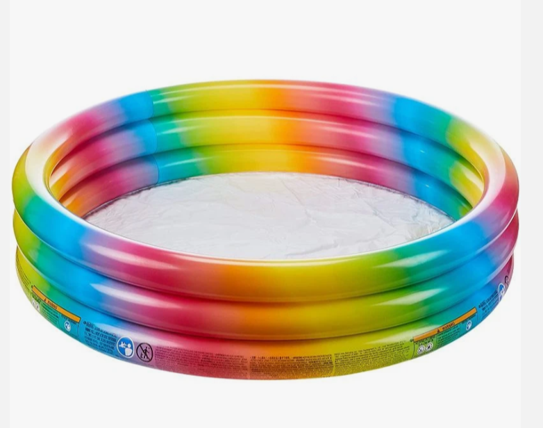 INTEX WILD GEOMERTY THREE RING POOL 58X13"