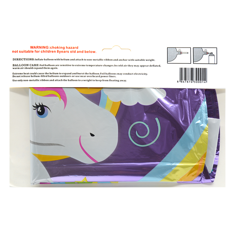 HELIUM BALLOON 5PCS PKT UNICORN