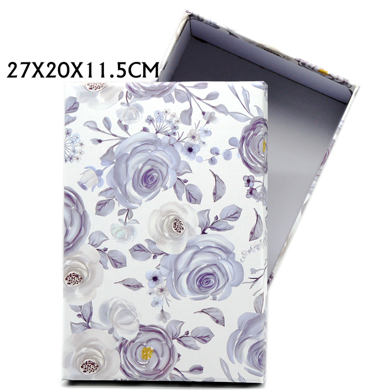 RECTANGLE PAPER GIFT BOX ASSTD-5  | 27x20x11.5cm