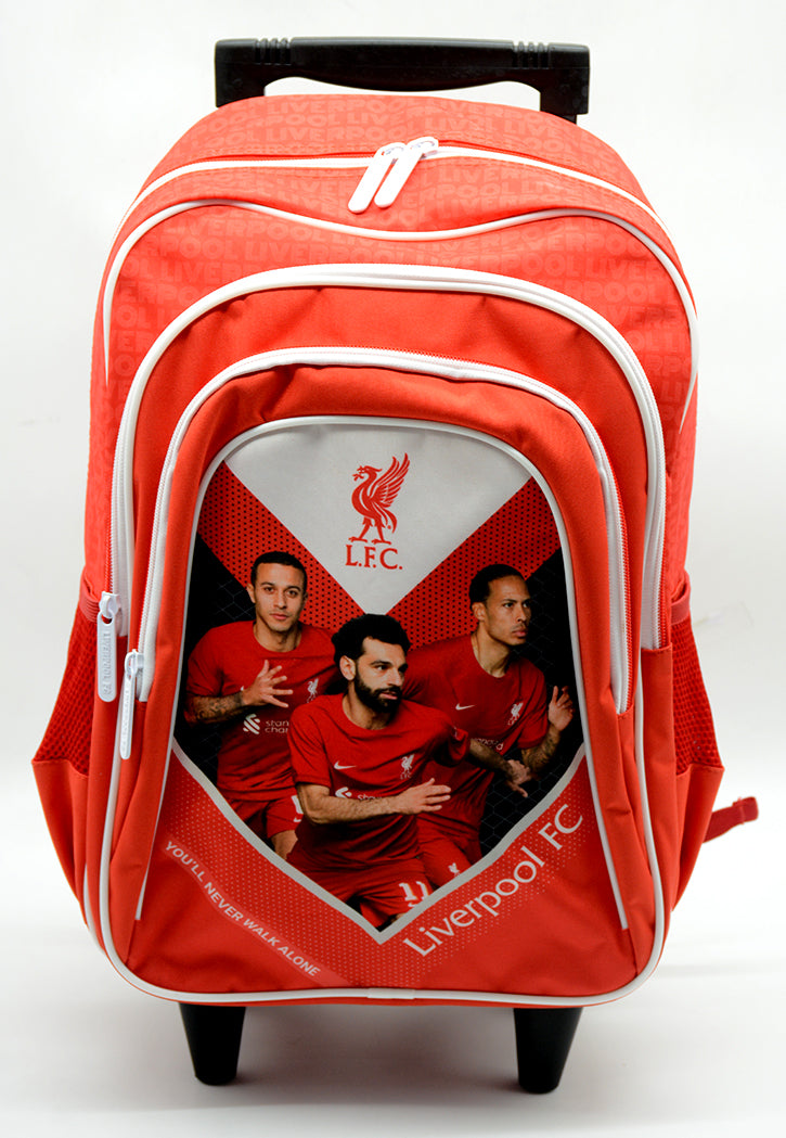 حقيبة ظهر مدرسية ترولي LIVERPOOL FC TROLLEY BACKPACK W/3 COMPARTMENT&2SIDE POCKETS 16"