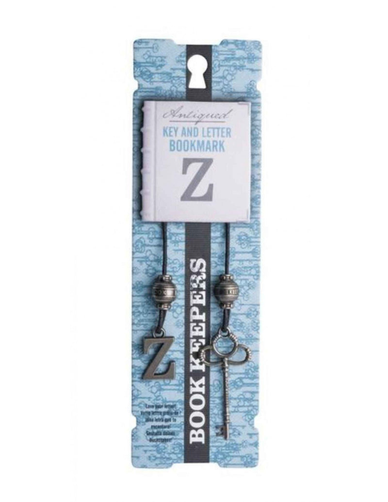 BOOK KEEPERS ANTIQUED LETTER BOOKMARK-Z