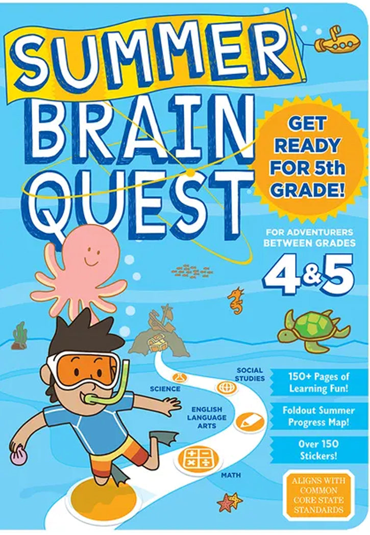 SUMMER BRAIN QUEST GRADES 4 - 5