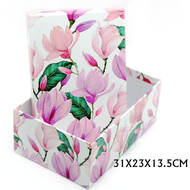 RECTANGLE PAPER GIFT BOX ASSTD -7 | 31x23x13.5cm