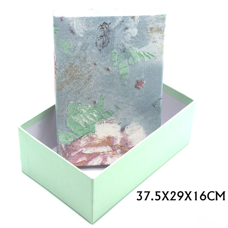 RECTANGLE PAPER GIFT BOX W/DESIGN SYC403/SYC405-10LARGE  | 37.5x29x16cm