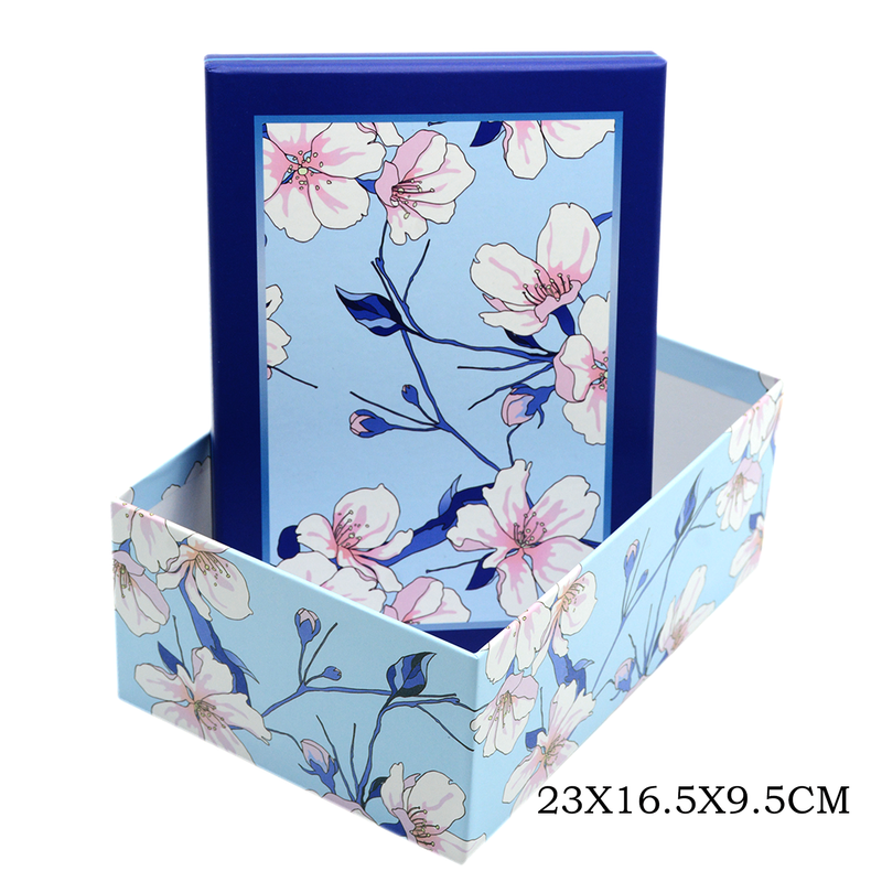 RECTANGLE PAPER GIFT BOX W/DESIGN SYC403/SYC405-3 | 23x16.5x9.5cm