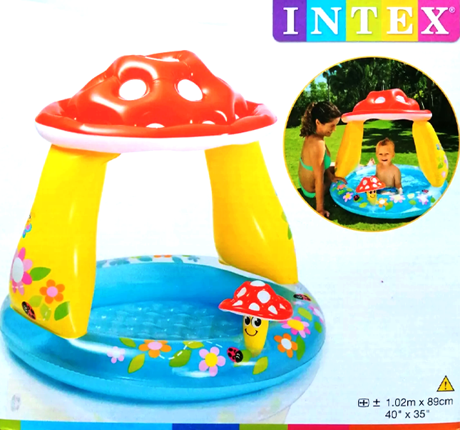 MUSHROOM BABY POOL 40X35"