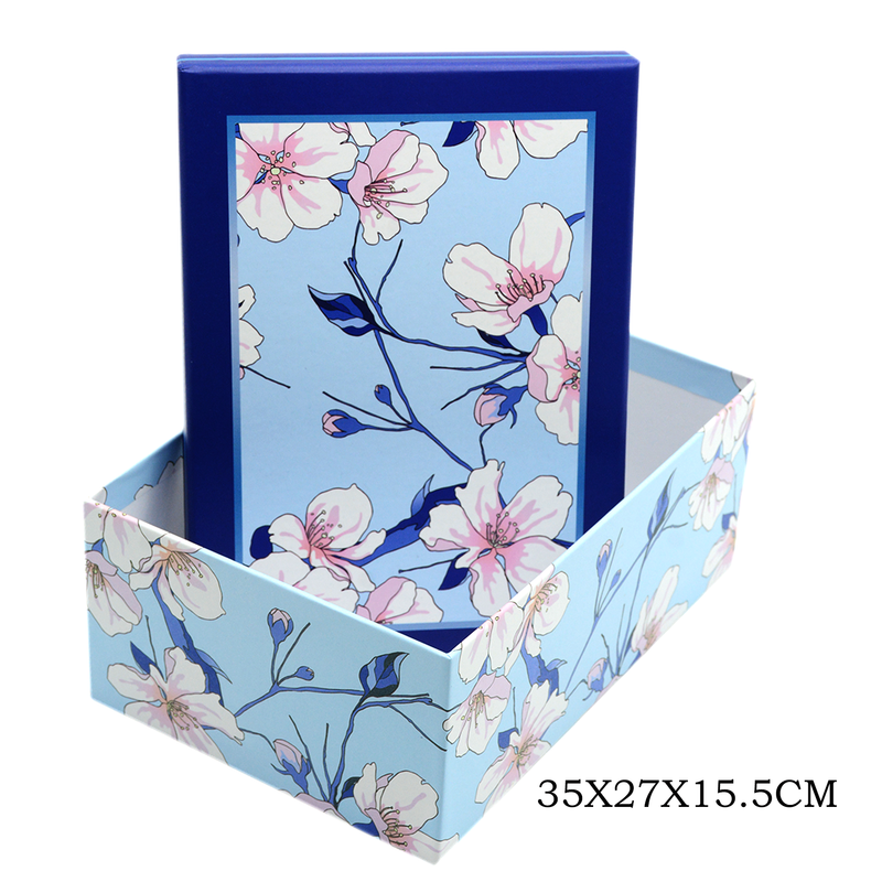 RECTANGLE PAPER GIFT BOX W/DESIGN SYC403/SYC405-9 | 35x27x15.5cm