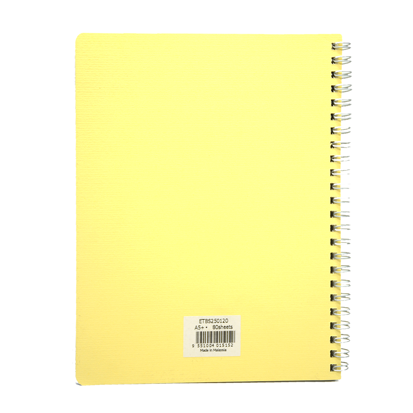 LAMBERT WIRE-O CARD COVER LINE EXERCISE NOTE BOOK A5 80SHT- GIALLETTO