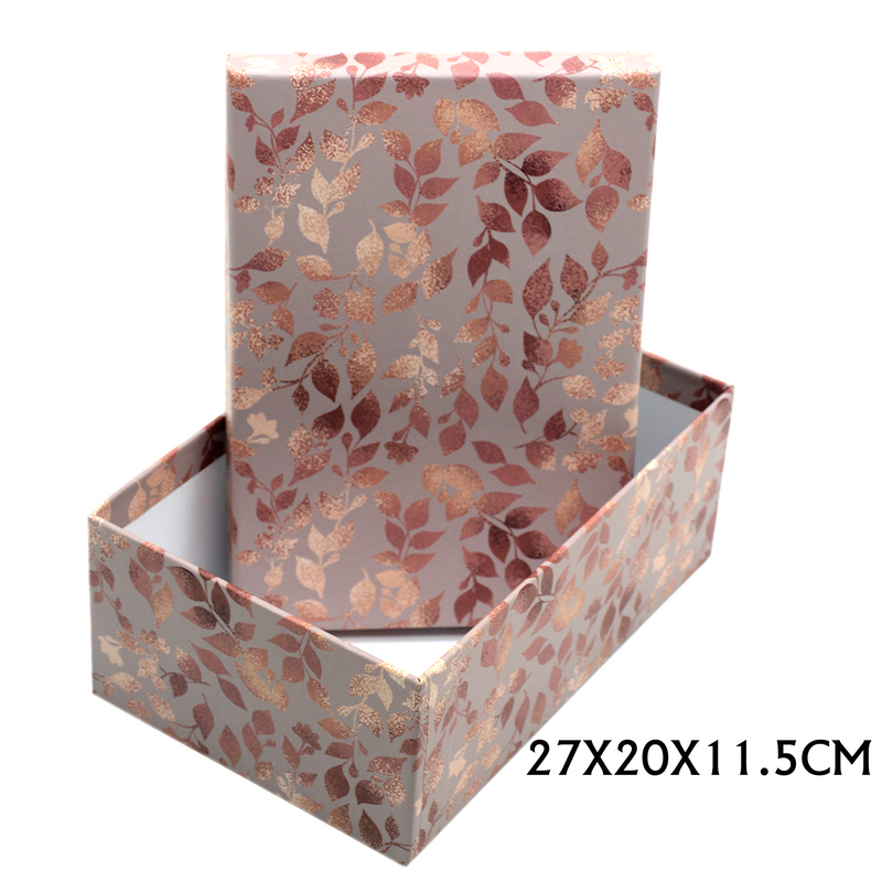 RECTANGLE PAPER GIFT BOX ASSTD-5  |  27x20x11.5cm