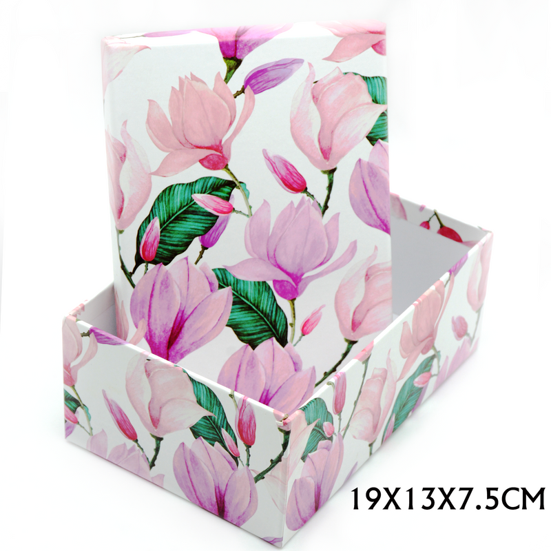 RECTANGLE PAPER GIFT BOX ASSTD-1SMALL  | 19x13x7.5cm