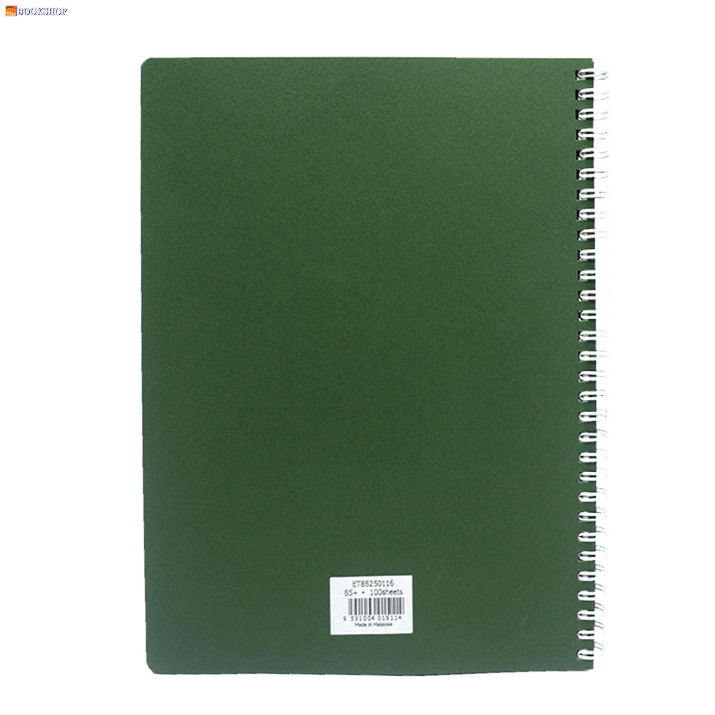 LAMBERT WIRE-O CARD COVER LINE EXERCISE NOTE BOOK B5 100SHT- VERDONE