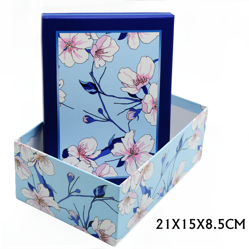 RECTANGLE PAPER GIFT BOX ASSTD -2  | 21x15x8.5cm