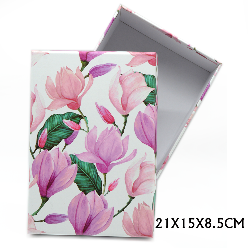 RECTANGLE PAPER GIFT BOX ASSTD -2 |  21x15x8.5cm