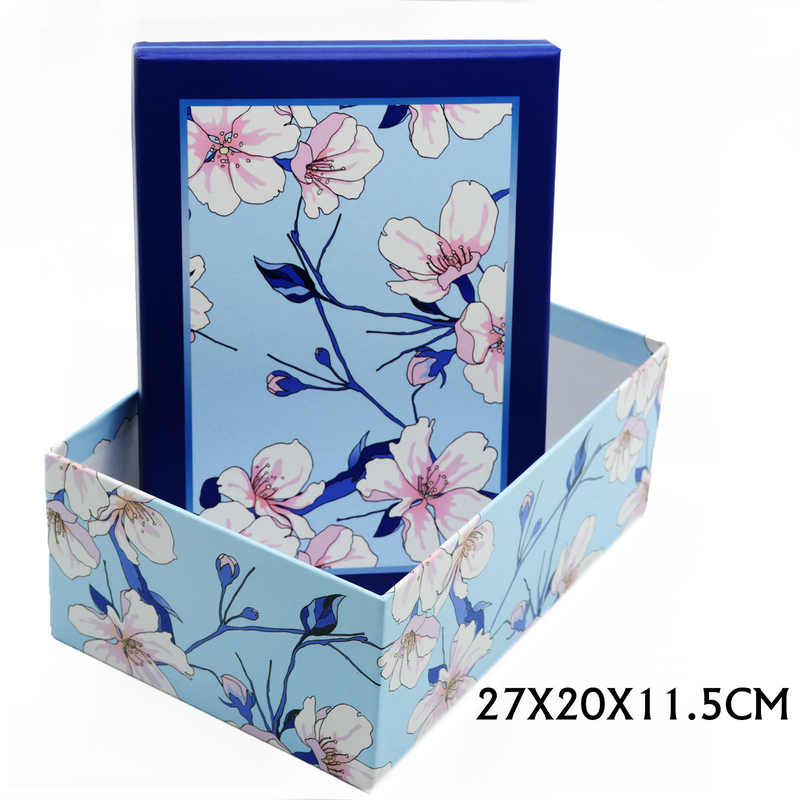 RECTANGLE PAPER GIFT BOX ASSTD-5  | 27x20x11.5cm