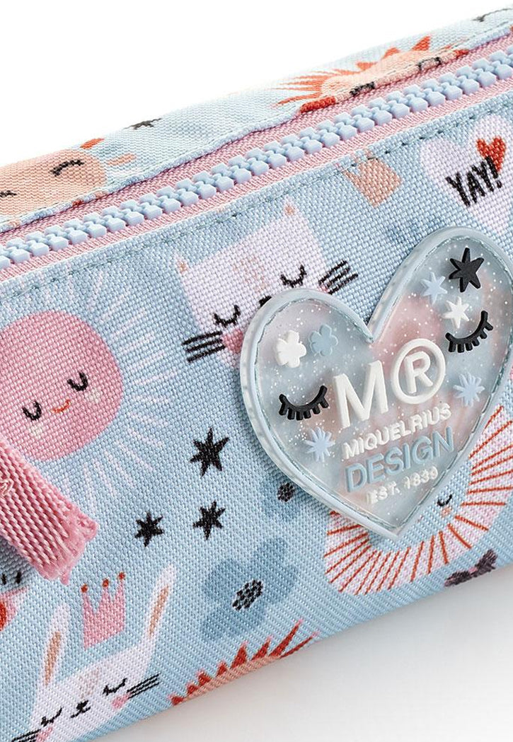 حافظة اقلام مقلمة MIQUELRIUS MR ROUND PENCIL CASE - RECYCL SUN VIBES